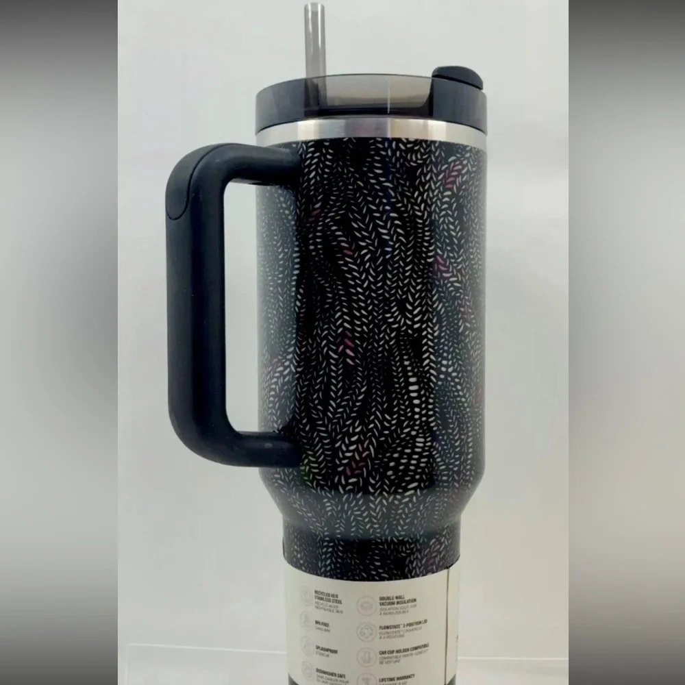 Stanley x CALIA Black Serpent 40 oz. Quencher H2.0 FlowState Tumbler Exclusive - Picture 3 of 9